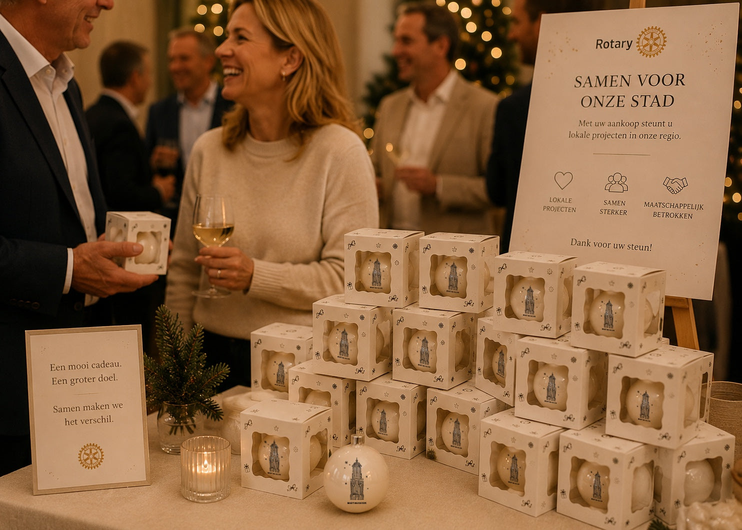 De kerstbal van jouw stad